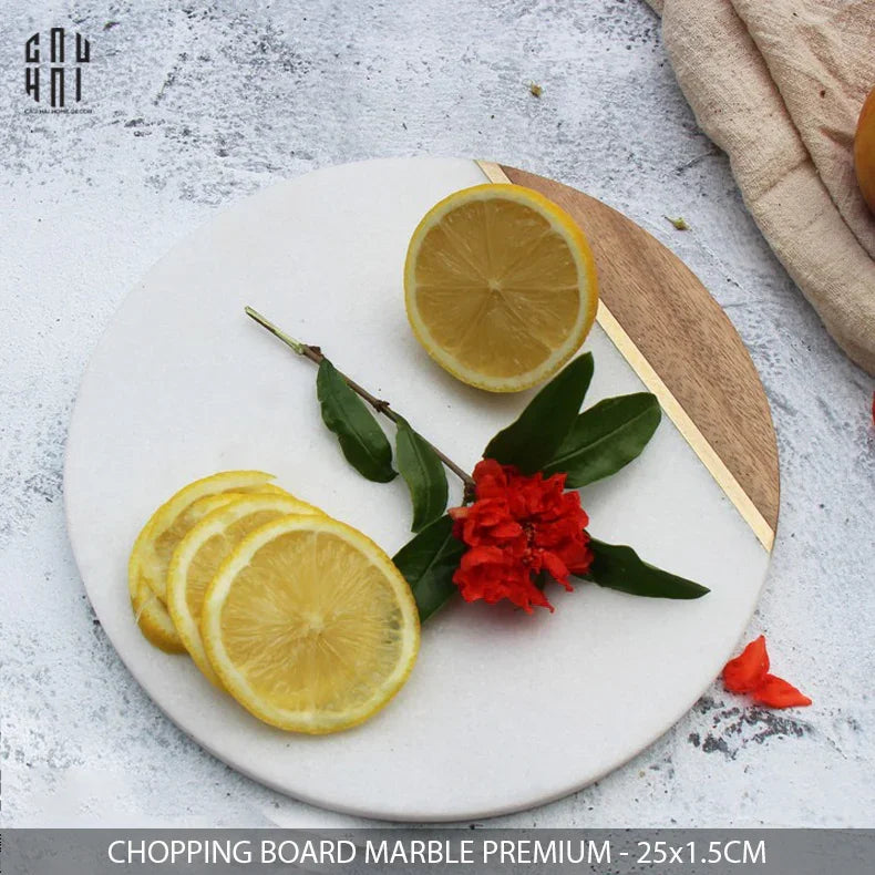 THỚT ĐÁ MARBLE - CHOPPING BOARD MARBLE PREMIUM-CẬU HAI HOME DECOR