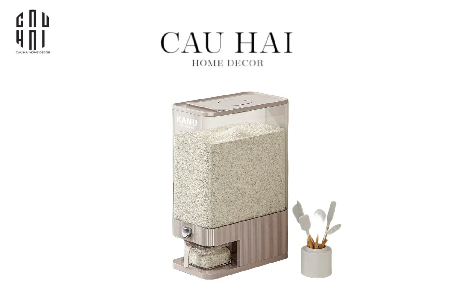 THÙNG ĐỰNG GẠO RICE KEEPER 10KG-CẬU HAI HOME DECOR
