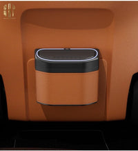 Thùng Rác Bọc Da Car Mini Bin - Cognac-Thùng Rác-CẬU HAI HOME DECOR