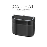 THÙNG RÁC BỌC DA CAR MINI BIN - NOIR