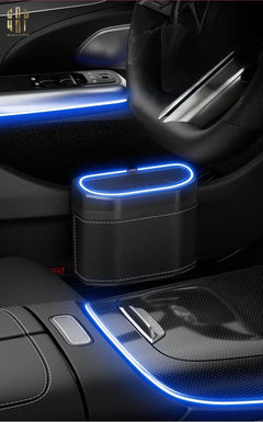 Thùng Rác Bọc Da Car Mini Bin - Noir-Thùng Rác-CẬU HAI HOME DECOR