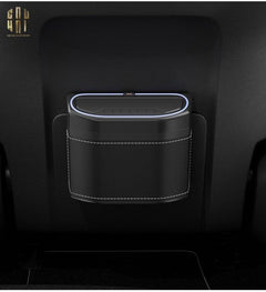 Thùng Rác Bọc Da Car Mini Bin - Noir-Thùng Rác-CẬU HAI HOME DECOR