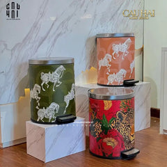 Thùng Rác Da Les Cavaliers Blancs Impériaux 14L - Vert Up-CẬU HAI HOME DECOR