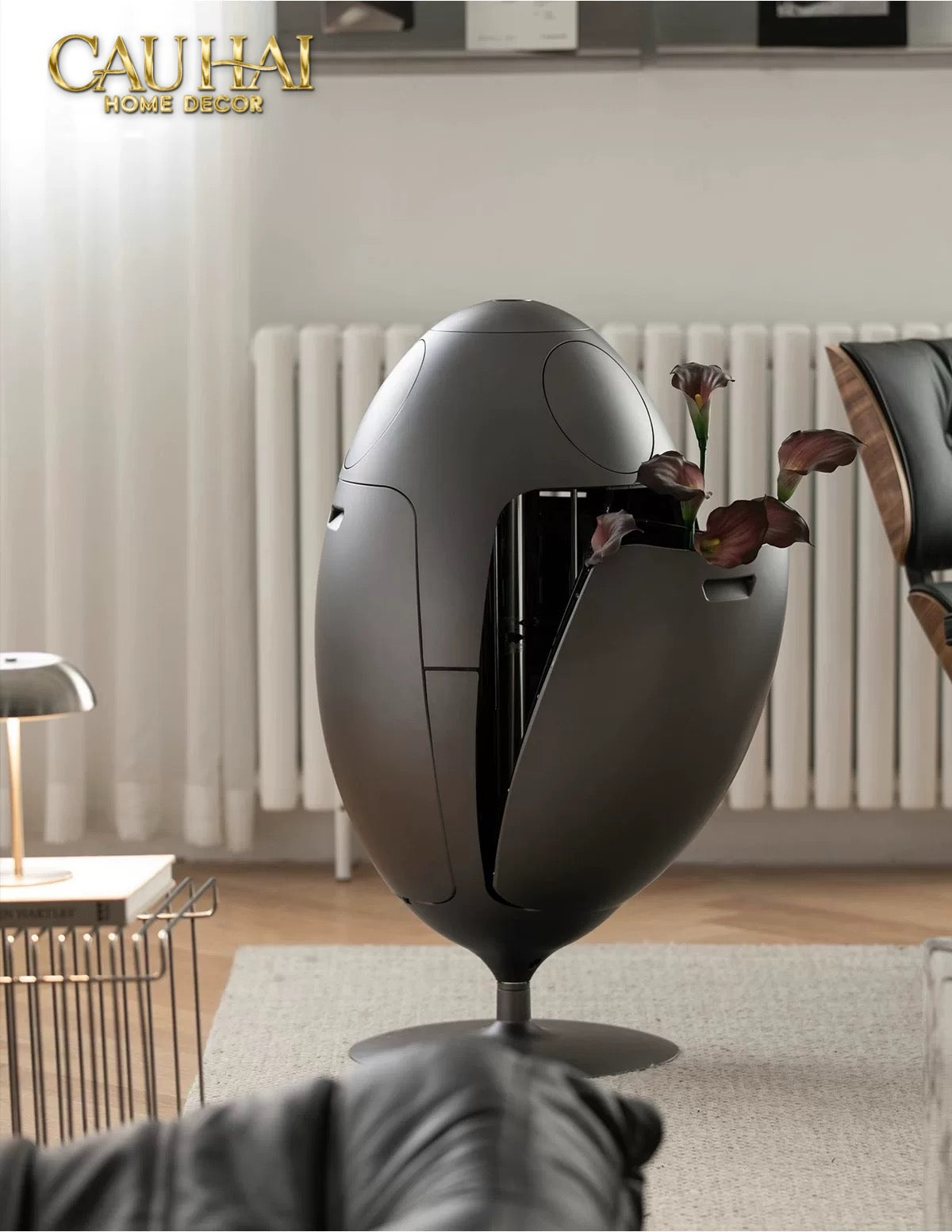 Thùng Rác Đa Năng Dinosaur Red Egg - Modern-CẬU HAI HOME DECOR