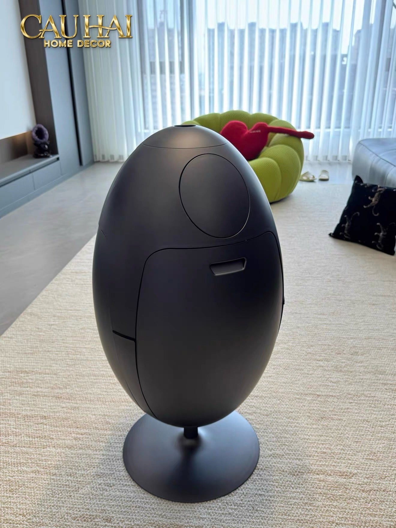 Thùng Rác Đa Năng Dinosaur Red Egg - Modern-CẬU HAI HOME DECOR