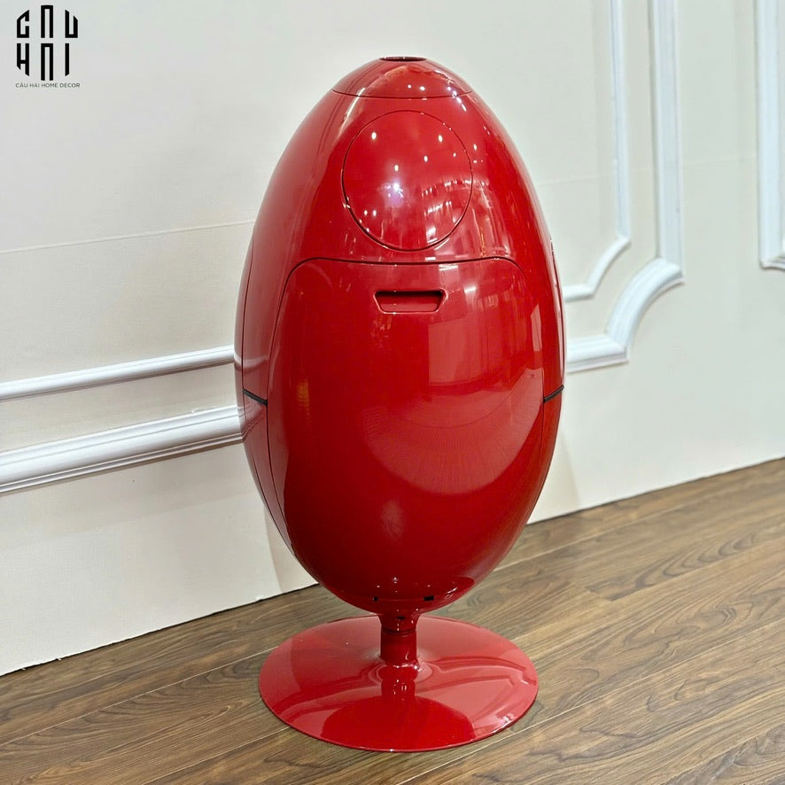 Thùng Rác Đa Năng Dinosaur Red Egg - Modern-Thùng Rác-CẬU HAI HOME DECOR