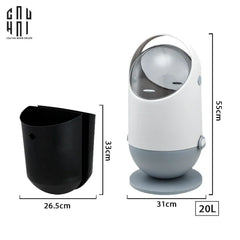 thung-rac-finch-20l-silver-cau-hai-home-decor-2 - CẬU HAI HOME DECOR