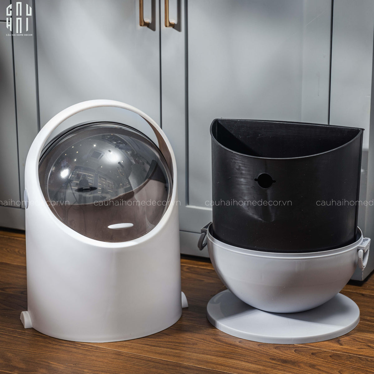 Thùng Rác Finch 20L- Silver-Thùng Rác-CẬU HAI HOME DECOR