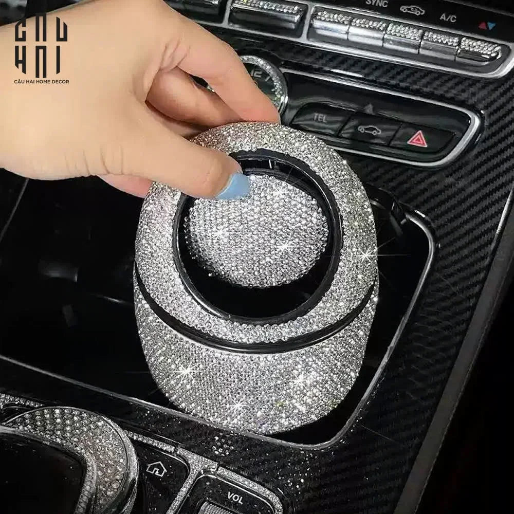 THÙNG RÁC MINI BLING BLING - AUTO GEAR LUXE