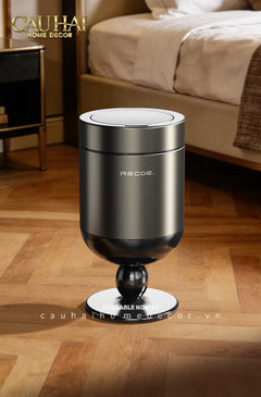Thùng Rác Titanium Goblet Stainless Steel Modernist Trash Cans 20L 25x54-CẬU HAI HOME DECOR
