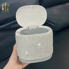 Thùng Rác Vuông Diamond Fantasy Bling Bling-Thùng Rác-CẬU HAI HOME DECOR