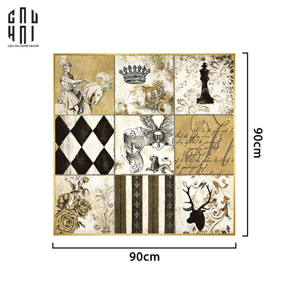 TRANH CANVAS B-GLORY II 90X90 CM
