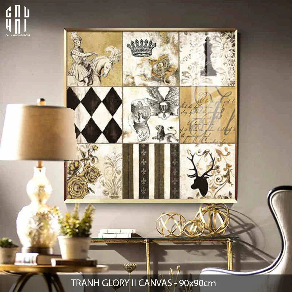 TRANH CANVAS B-GLORY II 90X90 CM