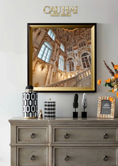 tranh-canvas-barocco-imperial-grand-staircase-100x100cm-woody-glass-cau-hai-home-decor-2 - CẬU HAI HOME DECOR