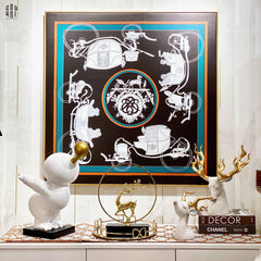 tranh-canvas-black-white-rickshaw-90x90cm-cau-hai-home-decor-3 - CẬU HAI HOME DECOR