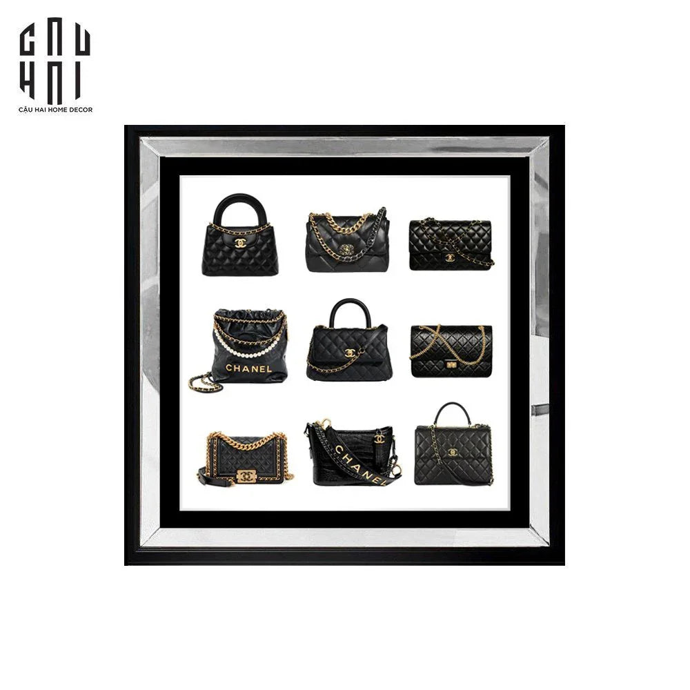 TRANH CANVAS CAO CẤP C TIMELESS FLAGBAG LUXURY 90X90CM