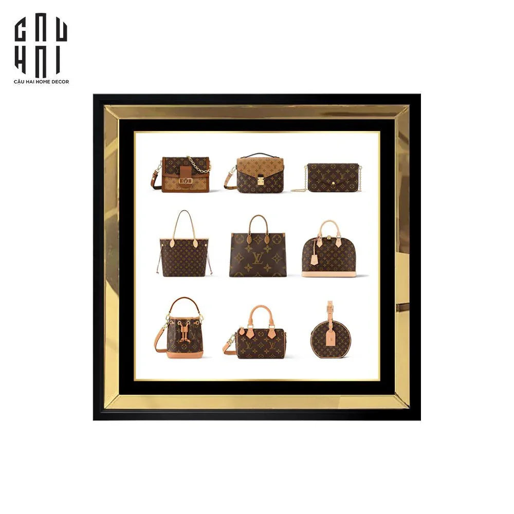 TRANH CANVAS CAO CẤP L MONOGRAM LUXURY 90X90CM