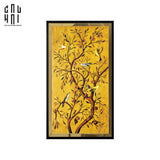 TRANH CANVAS CHANT DE CANARI 60X120CM - VIỀN GỖ CÓ KÍNH