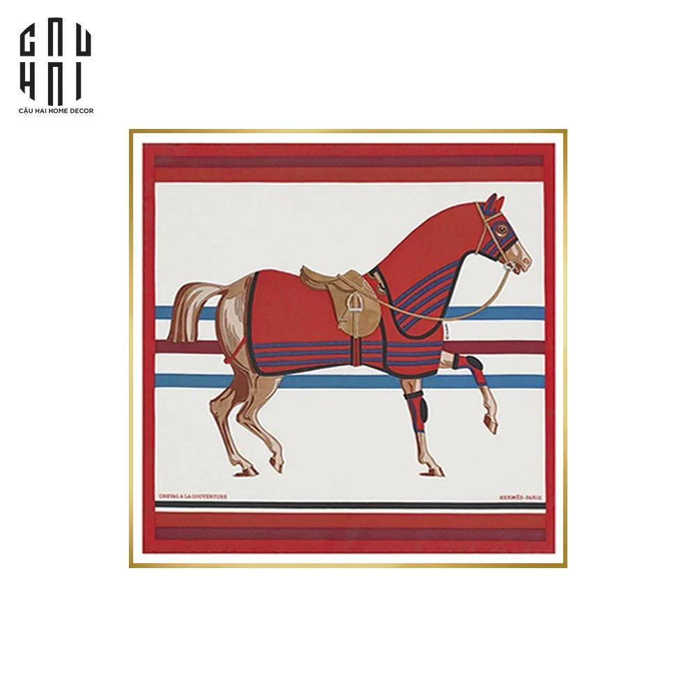 tranh-canvas-cheval-de-rouge-90x90cm-cau-hai-home-decor - CẬU HAI HOME DECOR