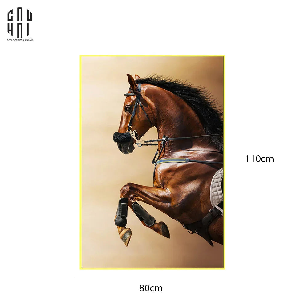 TRANH CANVAS GALLOPING 80X110CM