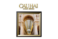 Tranh Canvas Impériale Arcade Atélier 100X100Cm - Woody Glass-CẬU HAI HOME DECOR