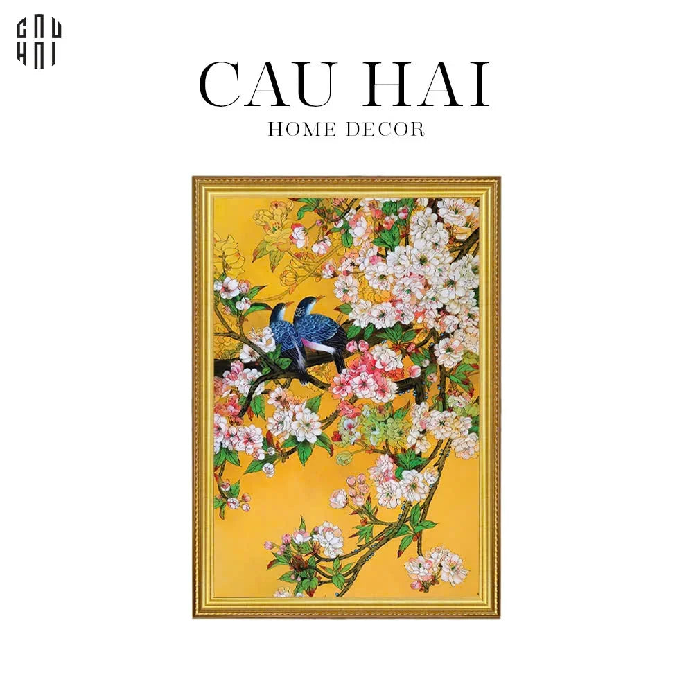 TRANH CANVAS MAI LAN CÚC TRÚC 80X120CM