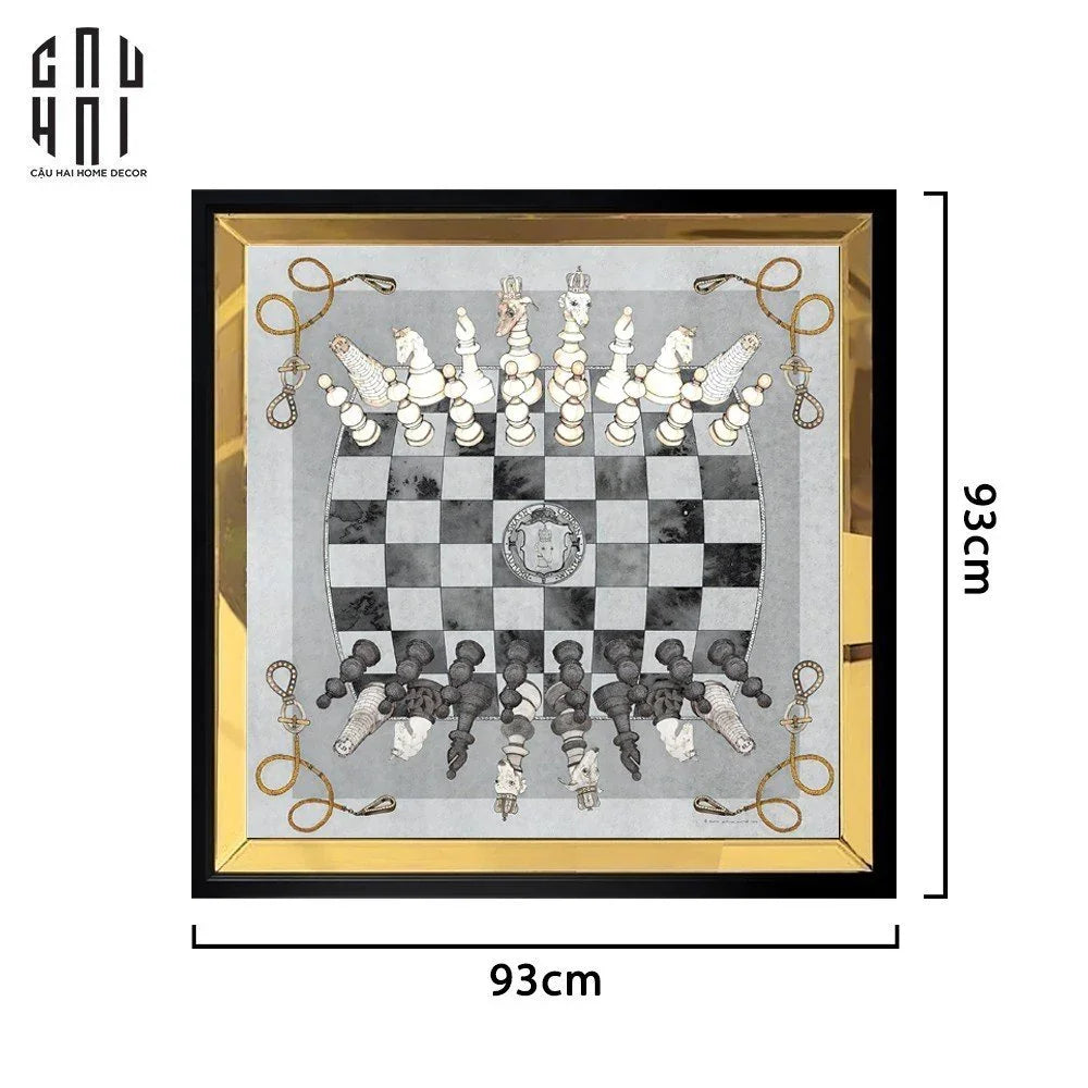 TRANH CANVAS MAJESTIC CHESSBOARD 93X93CM