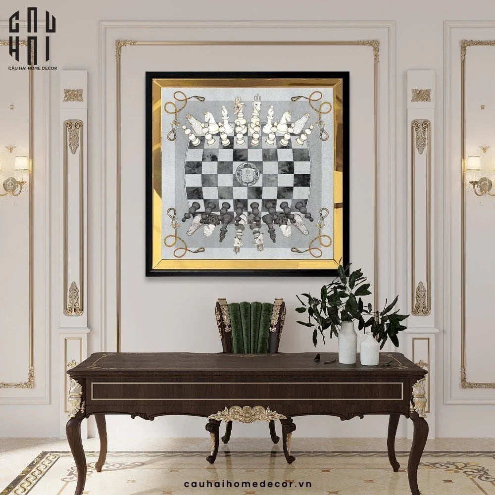 TRANH CANVAS MAJESTIC CHESSBOARD 93X93CM