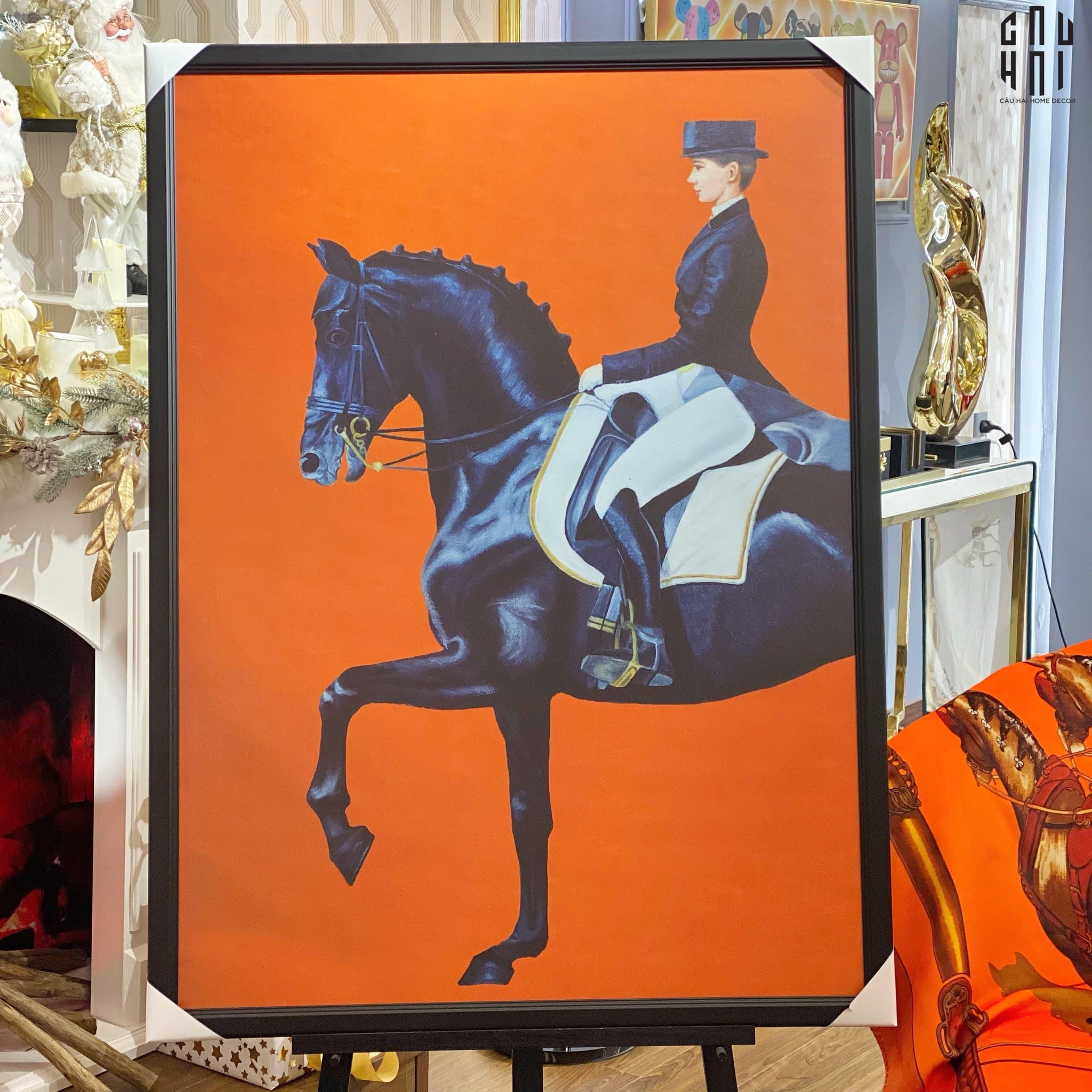 Tranh Canvas O-Horseman 80X110Cm-TRANH TREO TƯỜNG-CẬU HAI HOME DECOR
