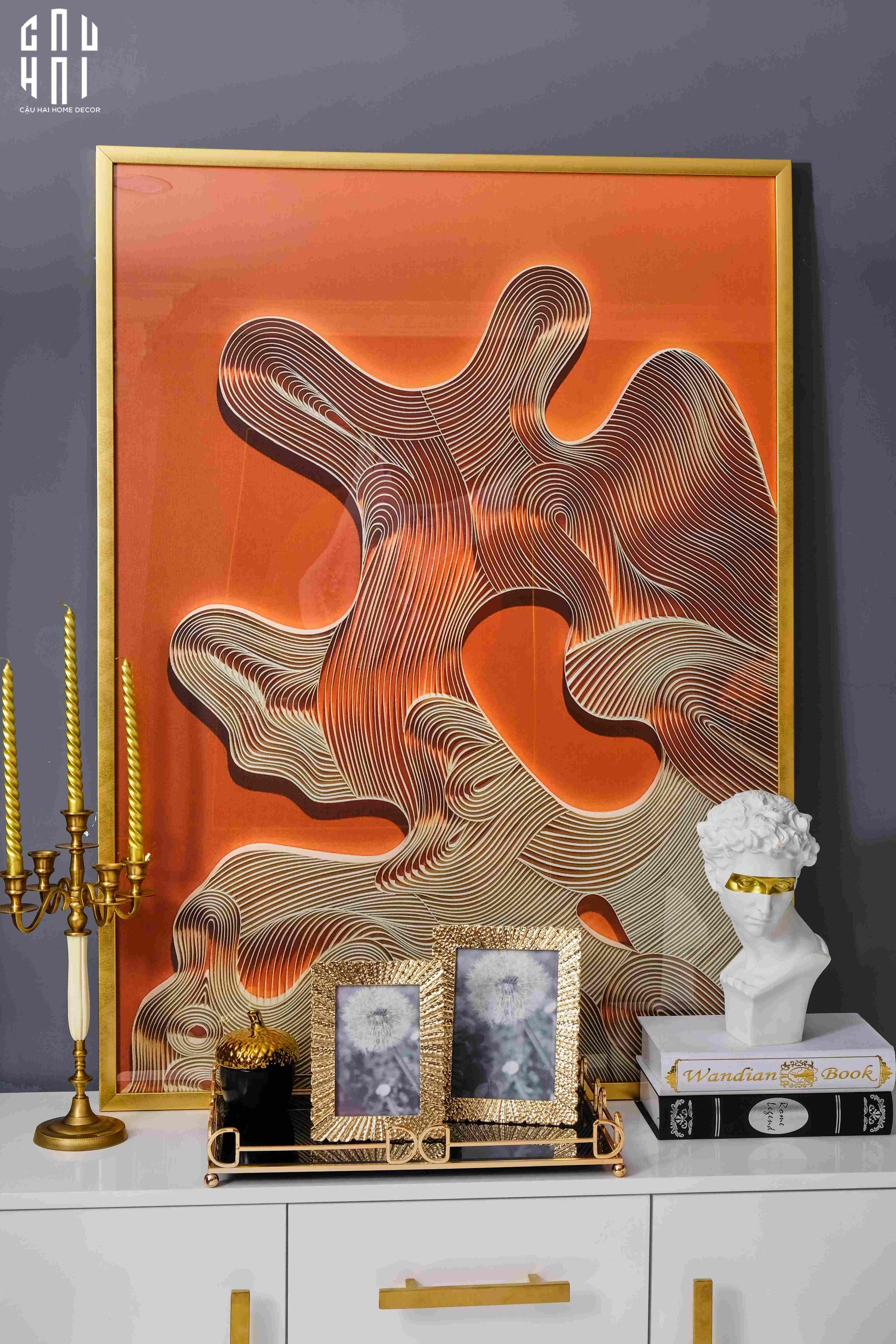 TRANH CANVAS O-RIPPLE 80X110CM
