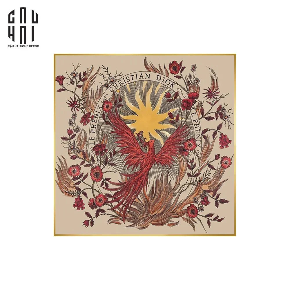tranh-canvas-phenix-de-feu-90x90cm-cau-hai-home-decor - CẬU HAI HOME DECOR