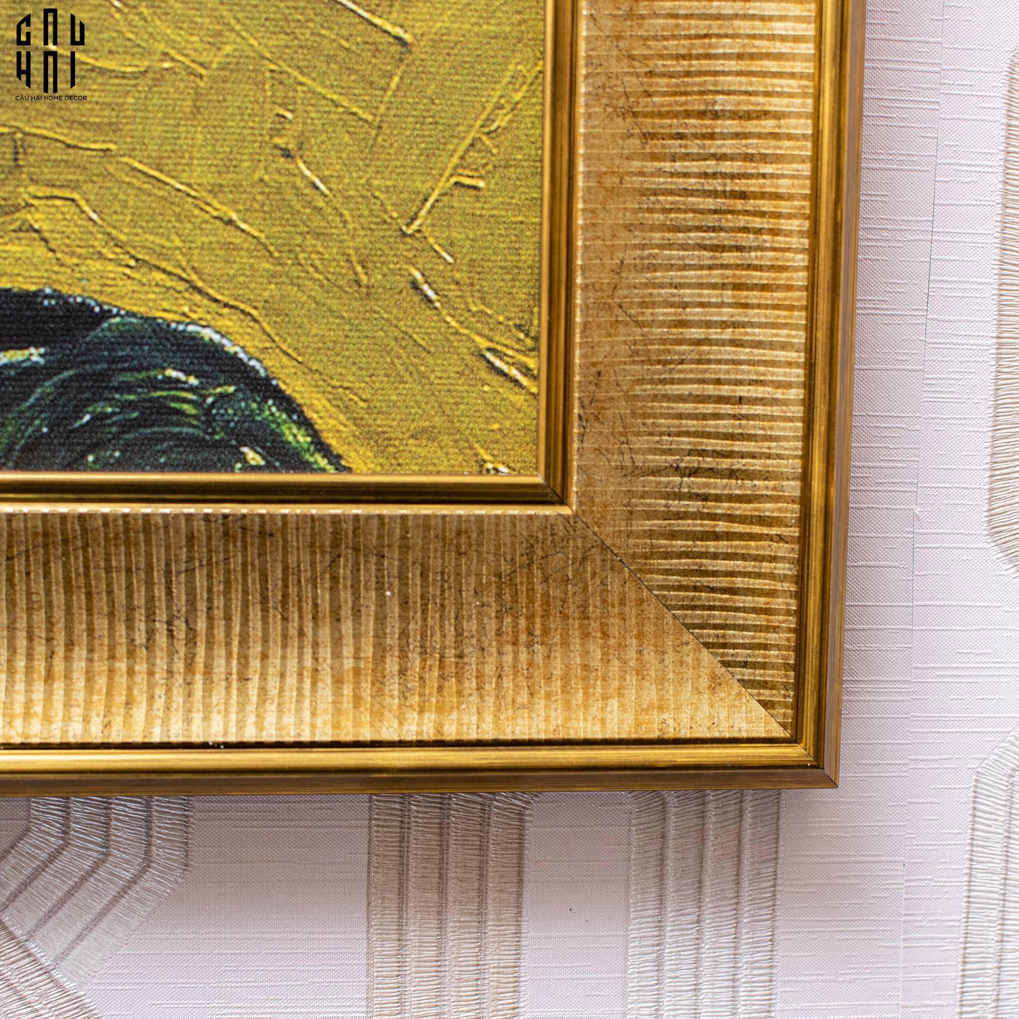 TRANH CANVAS SAKURA YELLOW - KHUNG CỔ ĐIỂN