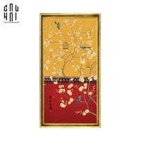 tranh-canvas-spring-canari-70x130cm-khung-co-dien-cau-hai-home-decor - CẬU HAI HOME DECOR