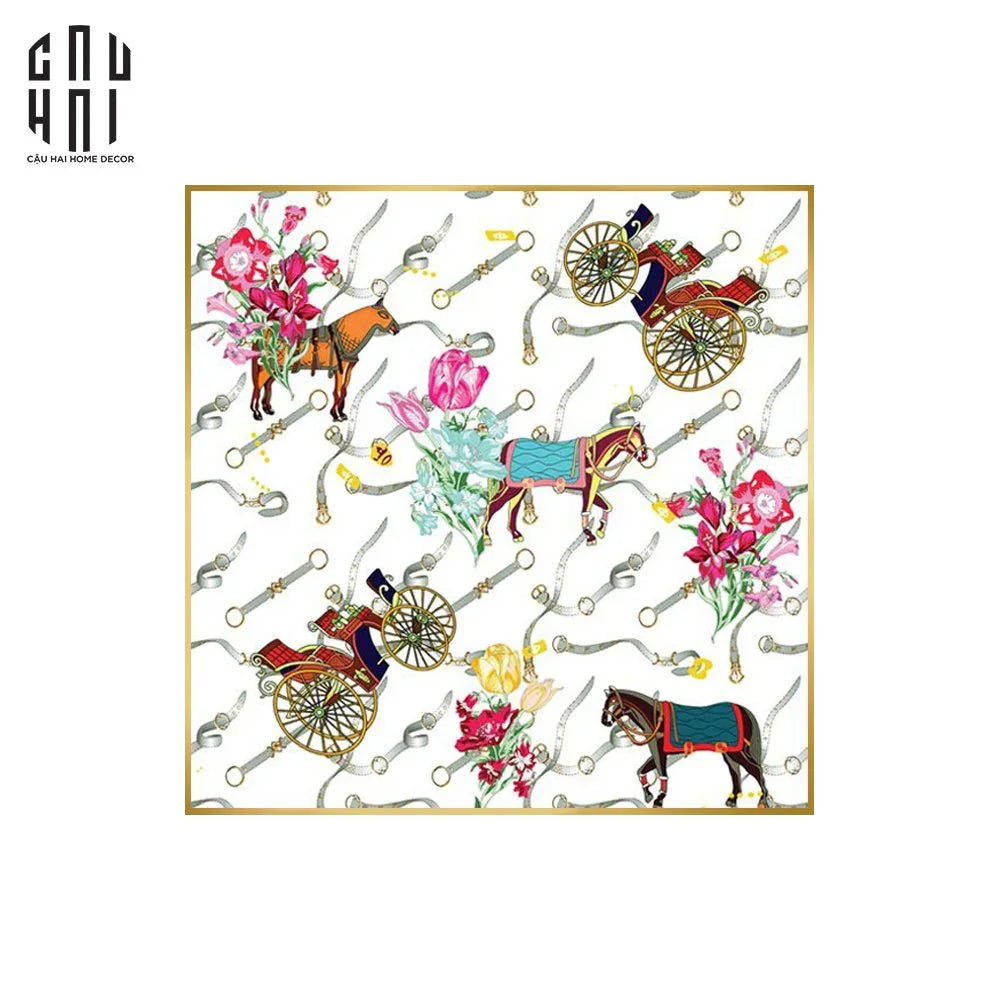 TRANH CANVAS SUPER FLYING HORSE 90X90CM