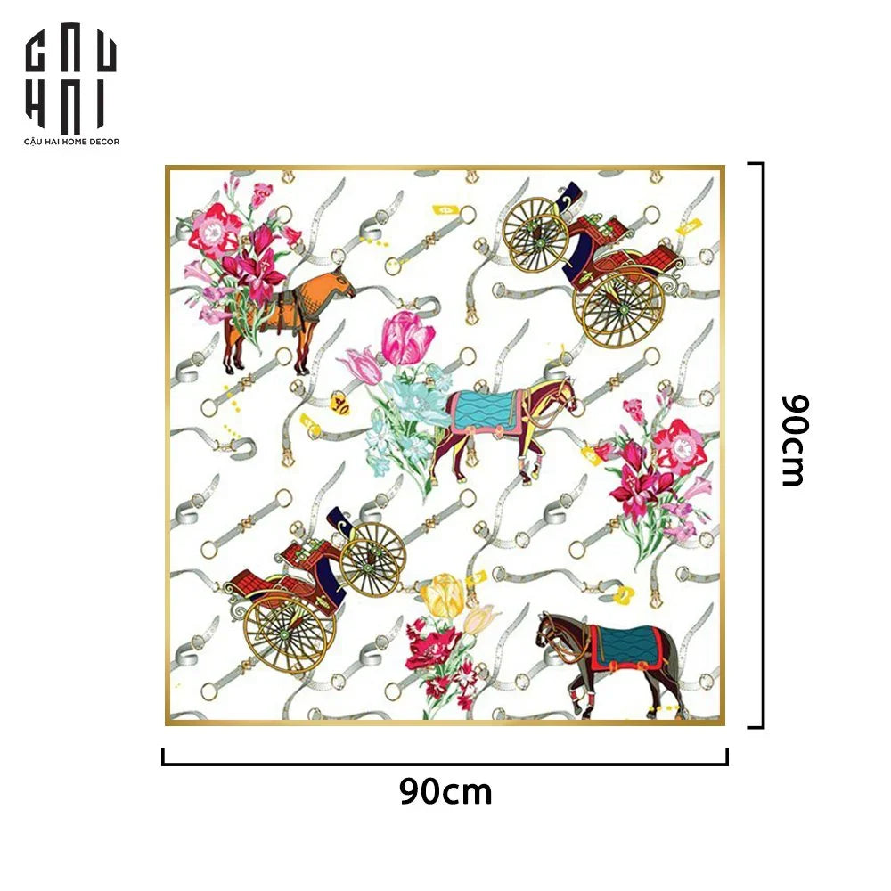 TRANH CANVAS SUPER FLYING HORSE 90X90CM