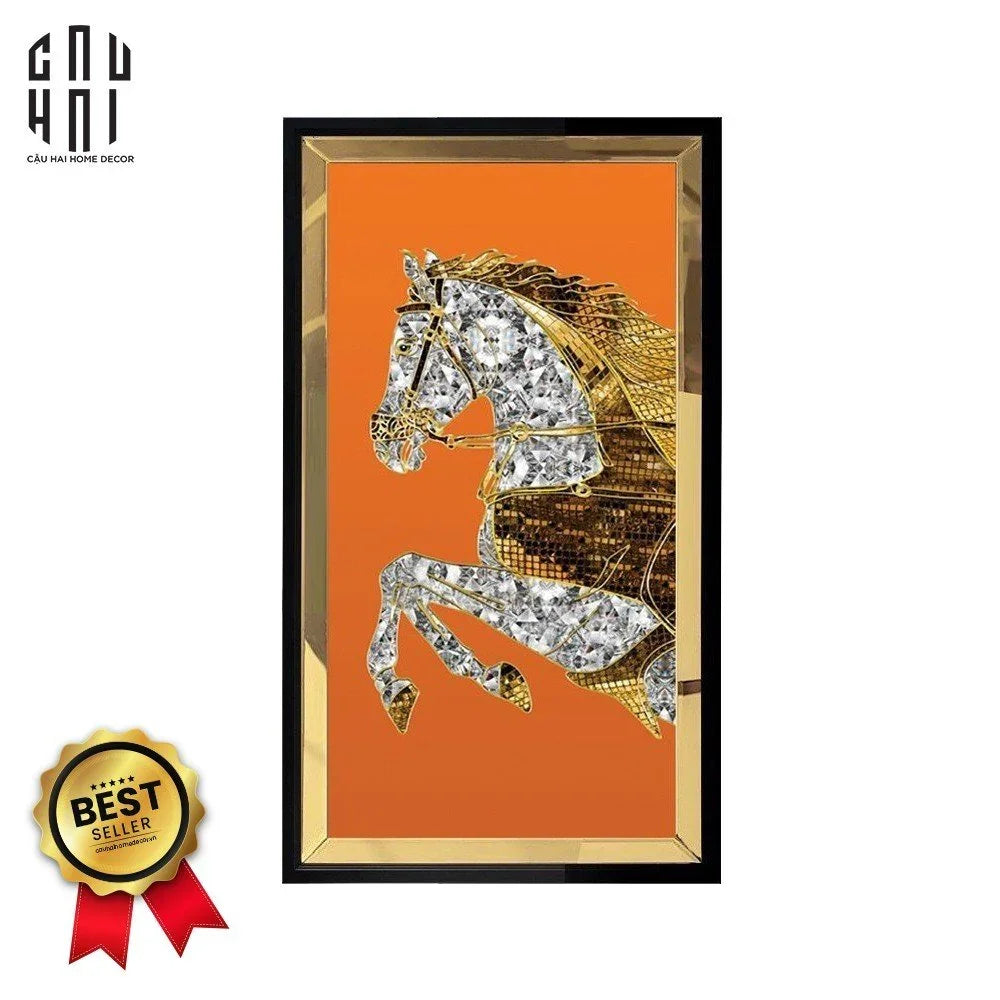 TRANH CANVAS TREO TƯỜNG H CHEVAL SUPER BLING BLING 63X123CM