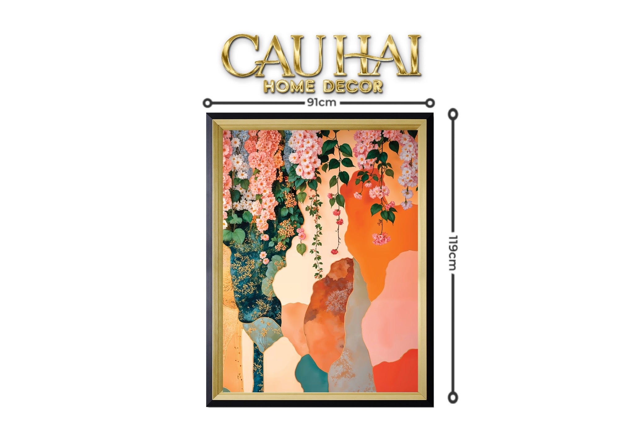 Tranh Canvas Uv Gen5 Flora De Fortune Printemps Cascade 91x119-CẬU HAI HOME DECOR