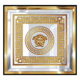 Tranh Gương Miroir Haute Joaillerie - Palazzo Greca UV Medusa Iconic 90x90-TRANH TREO TƯỜNG-CẬU HAI HOME DECOR