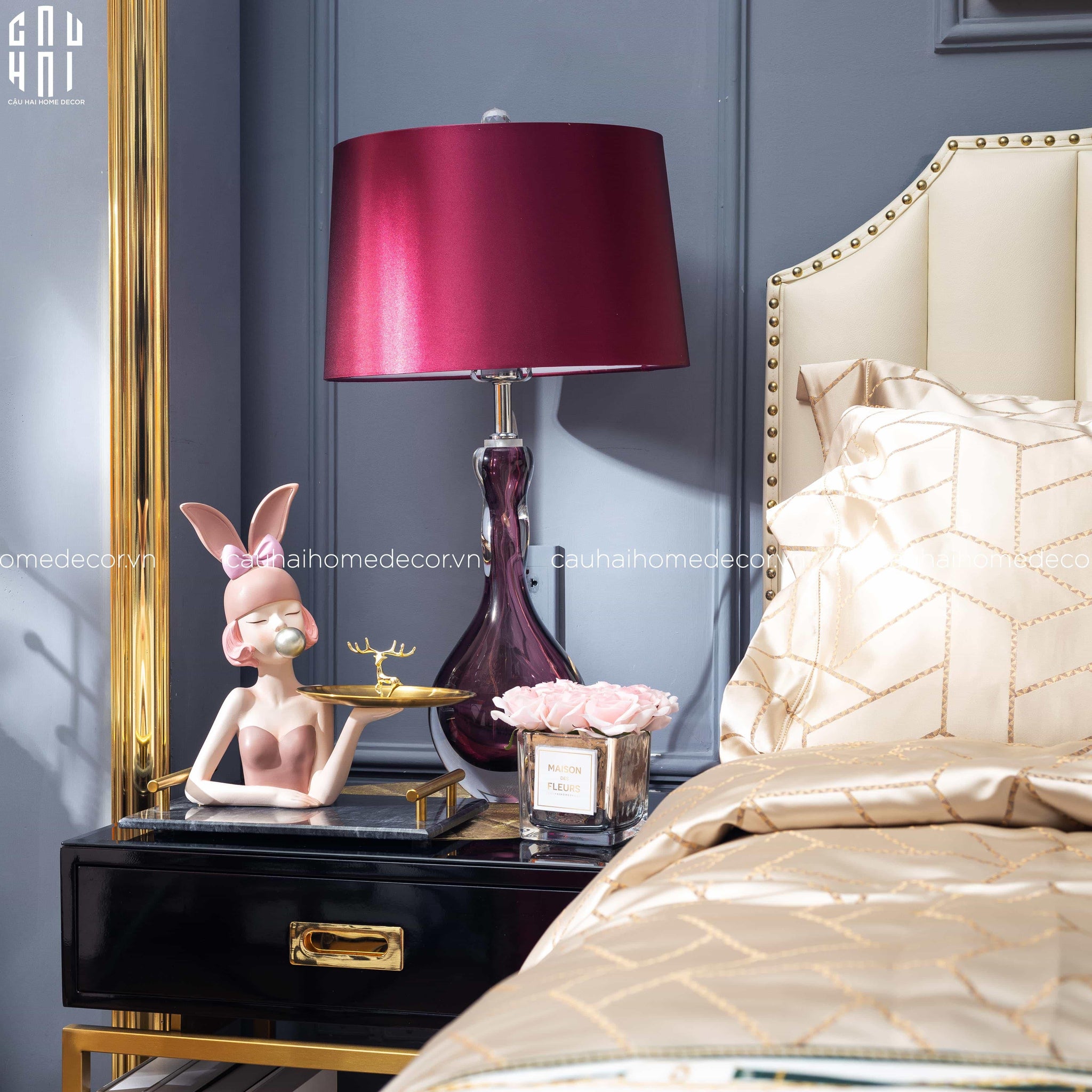 Tủ Đầu Giường Alure Premium - CẬU HAI HOME DECOR