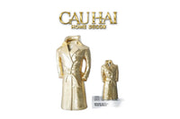 Tượng Bình Hoa Elysian Couture Gilded Trench Coat-TƯỢNG TRANG TRÍ-CẬU HAI HOME DECOR