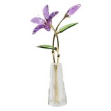 Tượng Bình Hoa Pha Lê Lily - Lys de Cristalleries Éclosion Violet H29-CẬU HAI HOME DECOR