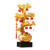 Tượng Cây Hồng Đính Pha Lê - Đại Ngũ Phúc - Jewelry Persimone Fortune Tree 43x88-TƯỢNG TRANG TRÍ-CẬU HAI HOME DECOR-CẬU HAI HOME DECOR