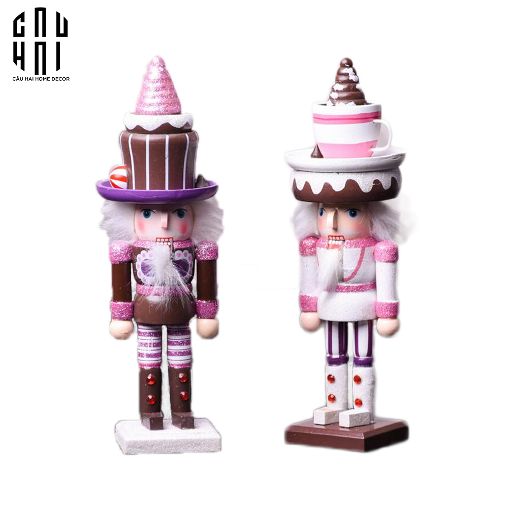 TƯỢNG CHÚ LÍNH CHÌ - MUSKERTEER NUTCRACKER CUPCAKE-CẬU HAI HOME DECOR
