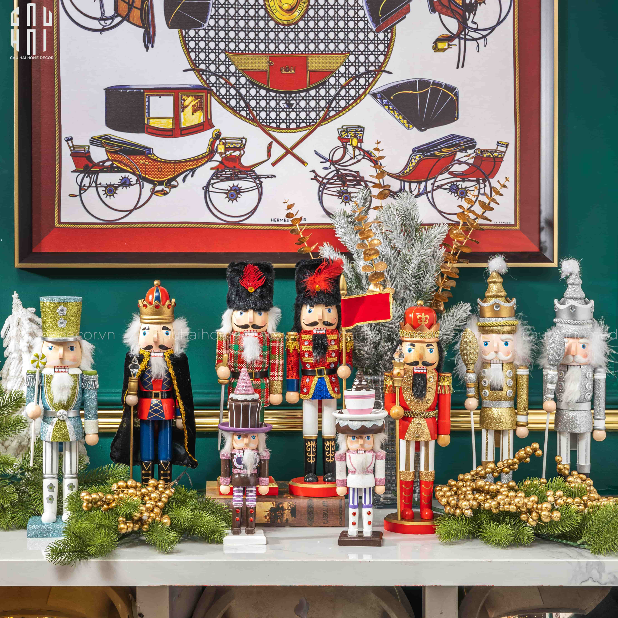 TƯỢNG CHÚ LÍNH CHÌ - MUSKERTEER NUTCRACKER PREMIUM-CẬU HAI HOME DECOR