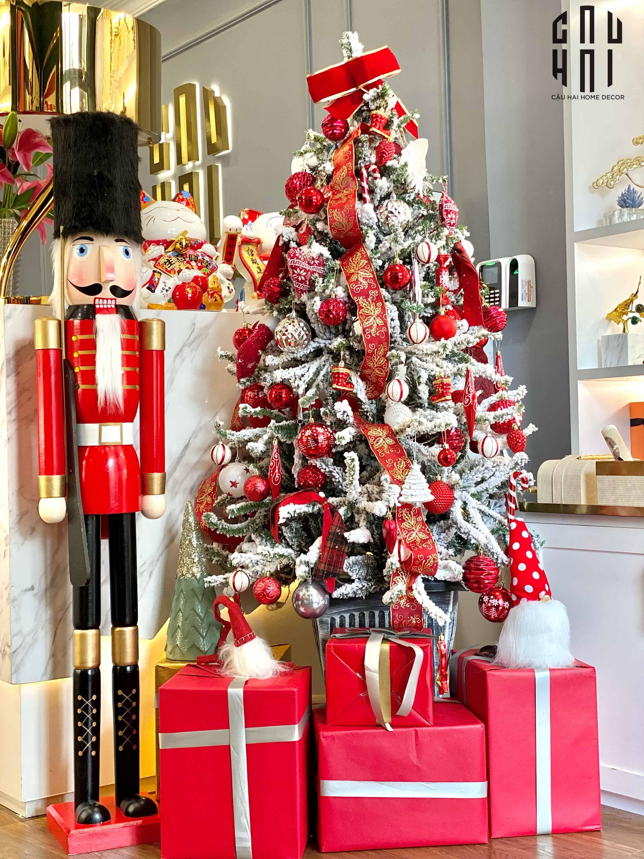 TƯỢNG CHÚ LÍNH CHÌ - NUTCRACKER 1M5 GUN-CẬU HAI HOME DECOR