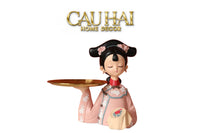Tượng Công Chúa Giá Đáo - Figurine Impérial Concubine Qing Dynasty-CẬU HAI HOME DECOR