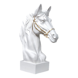 Tượng Đầu Ngựa Composite The Divine Pegasus - White H43-TƯỢNG TRANG TRÍ-CẬU HAI HOME DECOR-CẬU HAI HOME DECOR