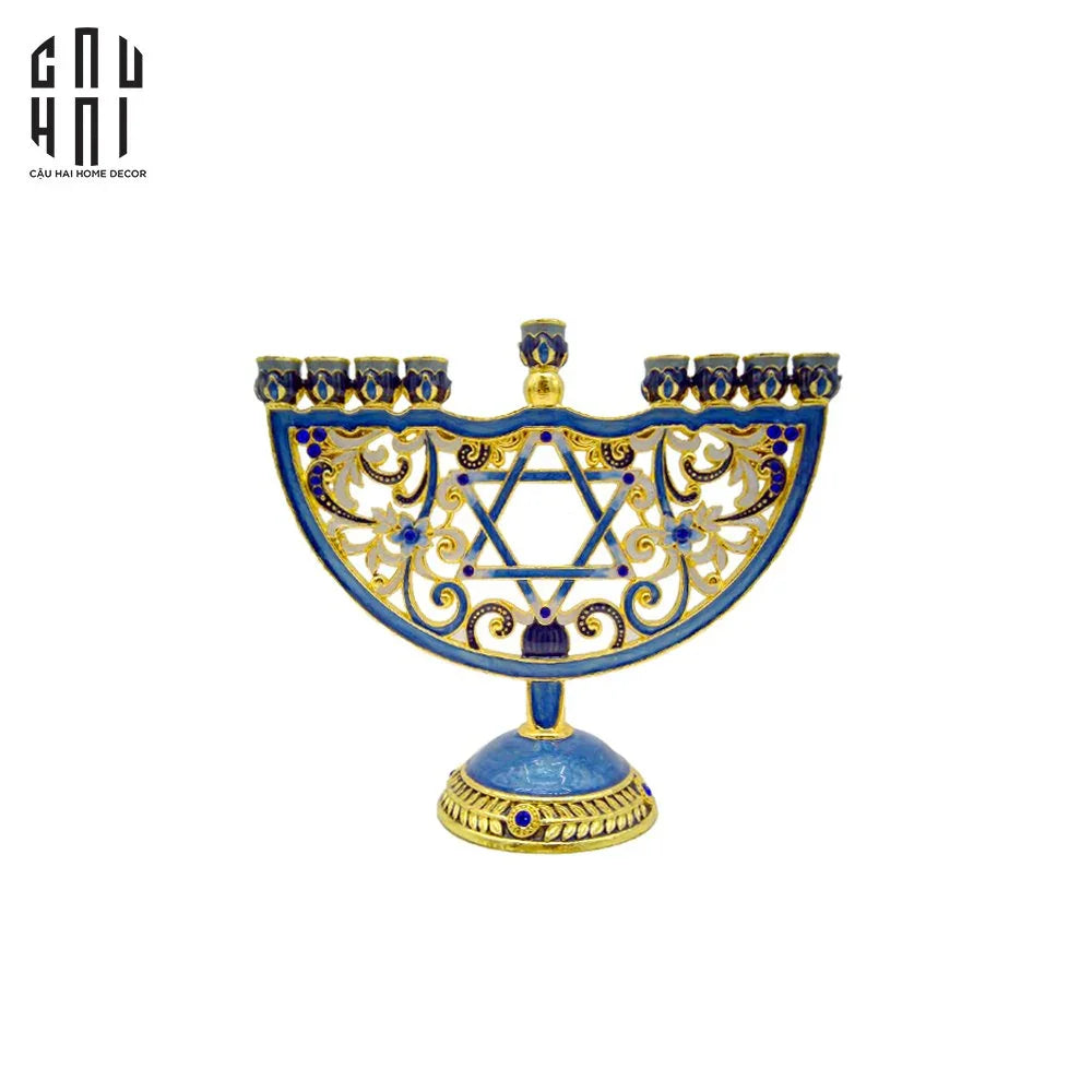Tượng Đế Nến Babylon Byzantines Golden Era Ancient Decor Object 16.5x20-TƯỢNG TRANG TRÍ-CẬU HAI HOME DECOR