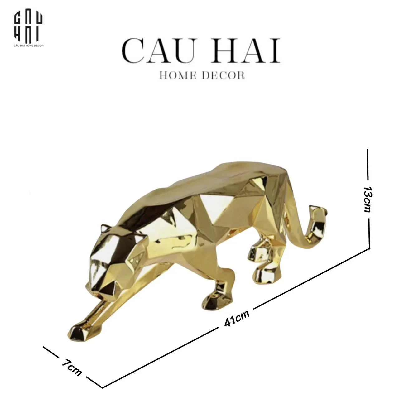 TƯỢNG ĐỂ RƯỢU VANG ORIGAMI CHEETAH