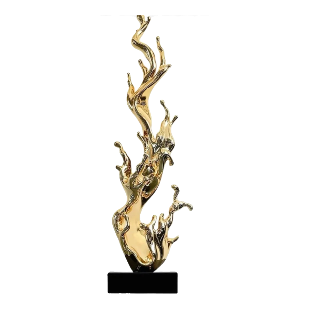 Maison Couture - Tượng Dòng Chảy Thịnh Vượng - La Montée d’Or – Golden Ascending Flow H83